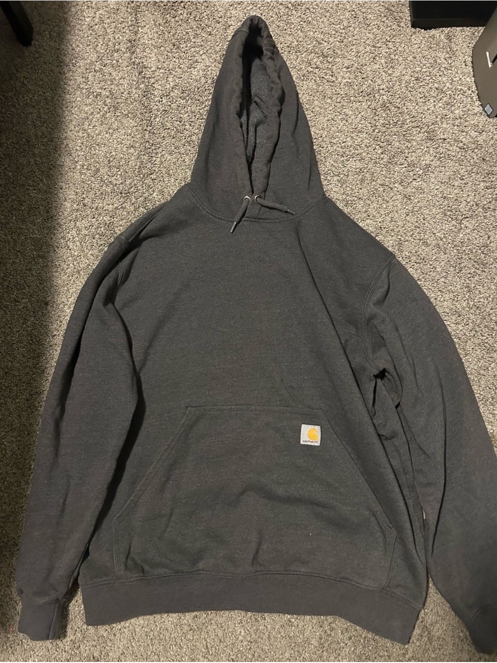 Carhartt Charcoal Gray Pullover Hooded Sweatshirt